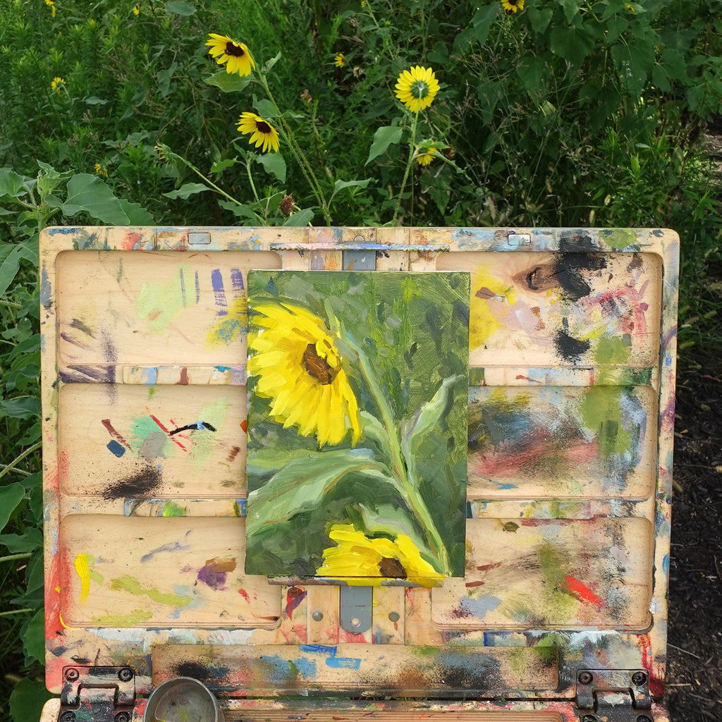Plein Air Sunflowers