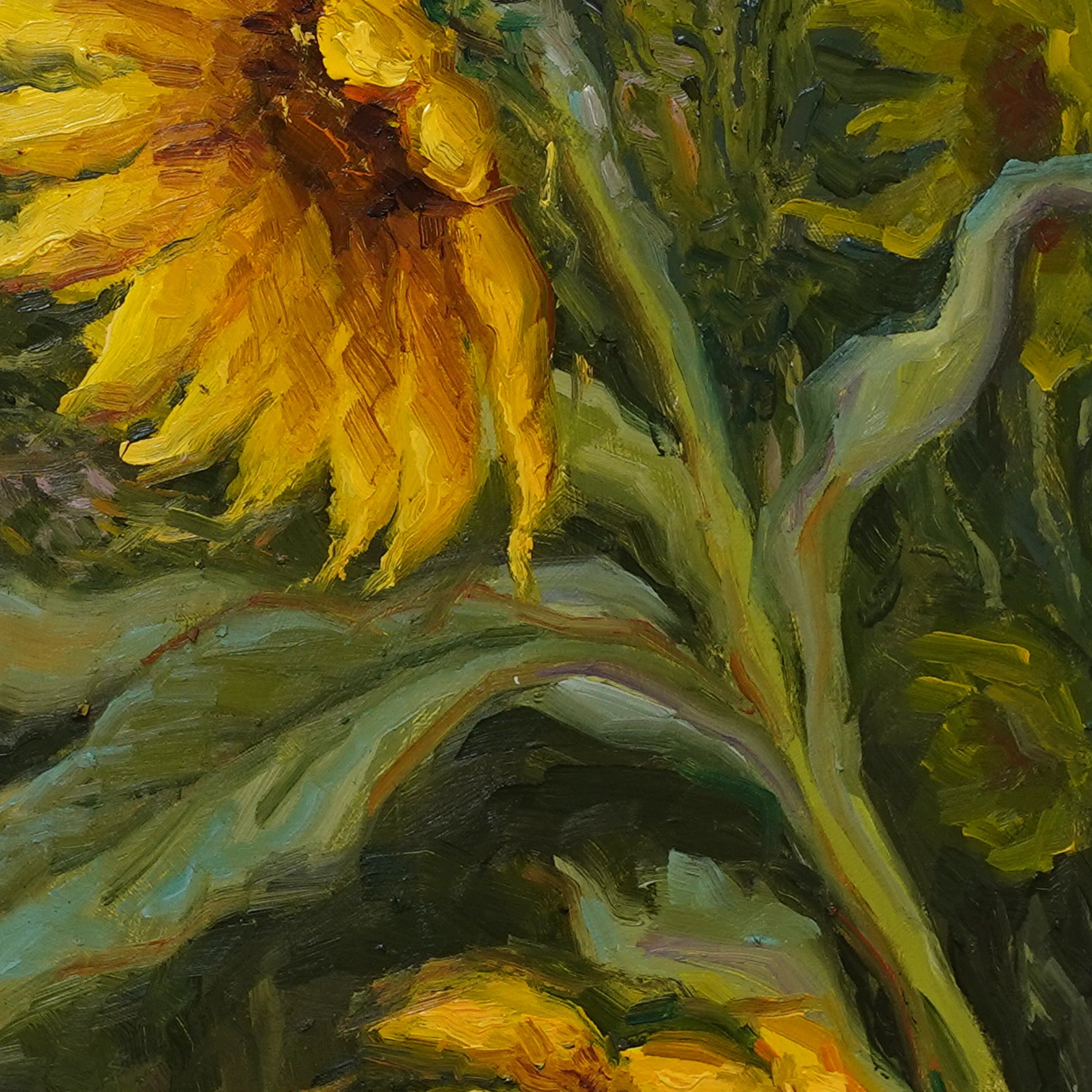 Plein Air Sunflowers
