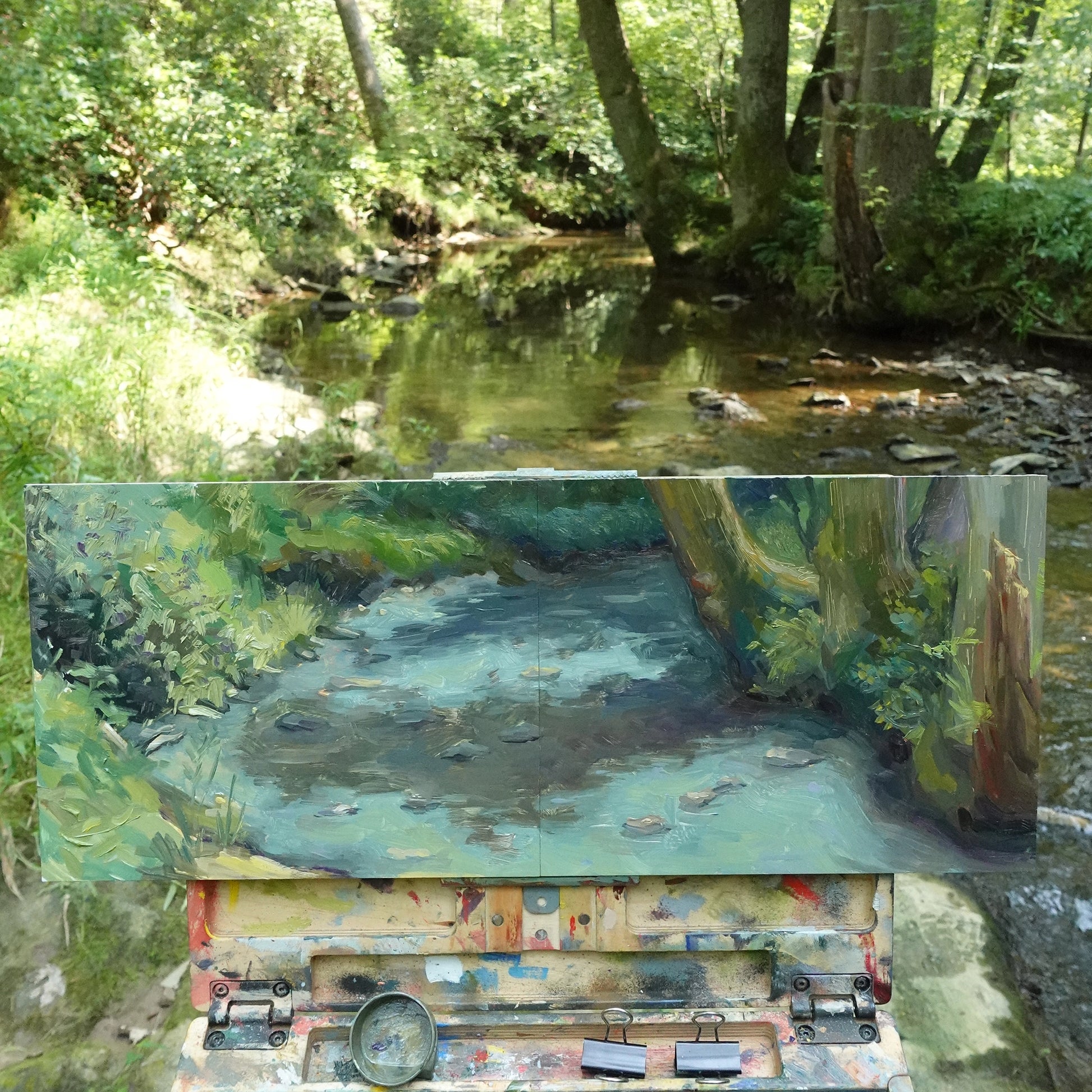 Plein Air Virginia Creek